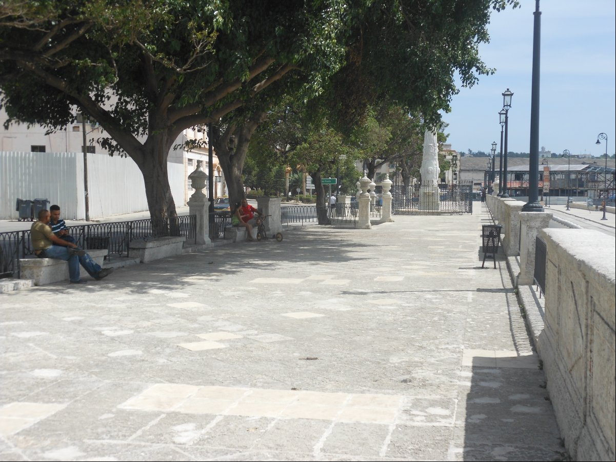 Vista de parte de La Alameda de Paula en la actualidad Vista de parte de La Alameda de Paula en la actualidad