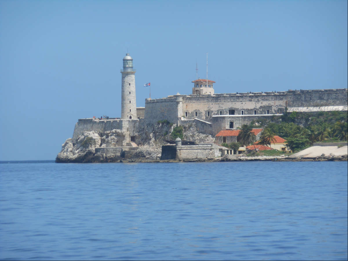 El Castillo del Morro en la entrada de la bahía de la Habana