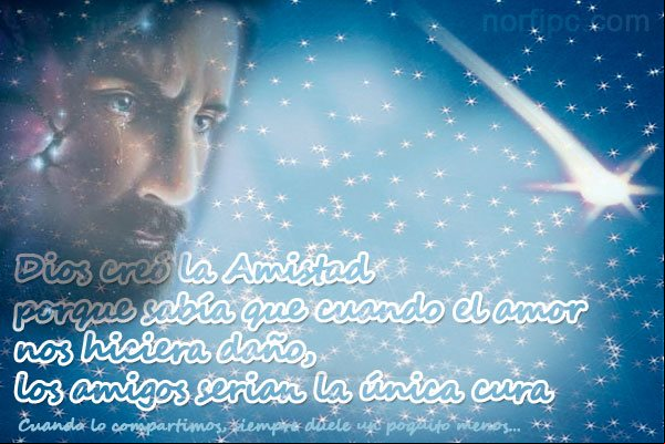 Imagen de fe cristiana: Dios creó la amistad porque sabía que cuando el amor nos hiciera daño, los amigos serian la única cura Imagen de fe cristiana: Dios creó la amistad porque sabía que cuando el amor nos hiciera daño, los amigos serian la única cura