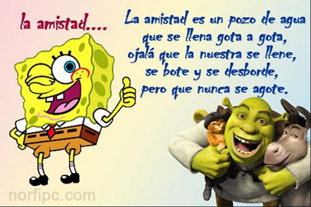 Que nunca se agote nuestra amistad Que nunca se agote nuestra amistad