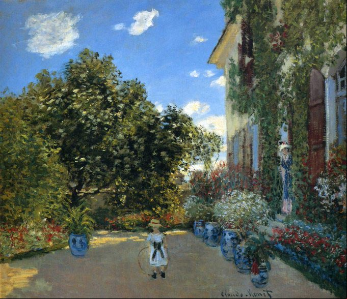 Claude Monet - The Artist's House at Argenteuil, 1873 Claude Monet - The Artist's House at Argenteuil, 1873