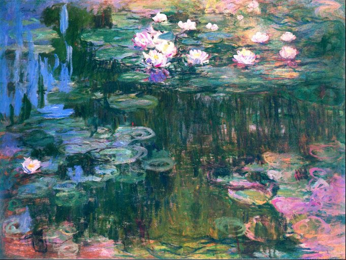 Claude Monet - Water Lilies, 1917 Claude Monet - Water Lilies, 1917