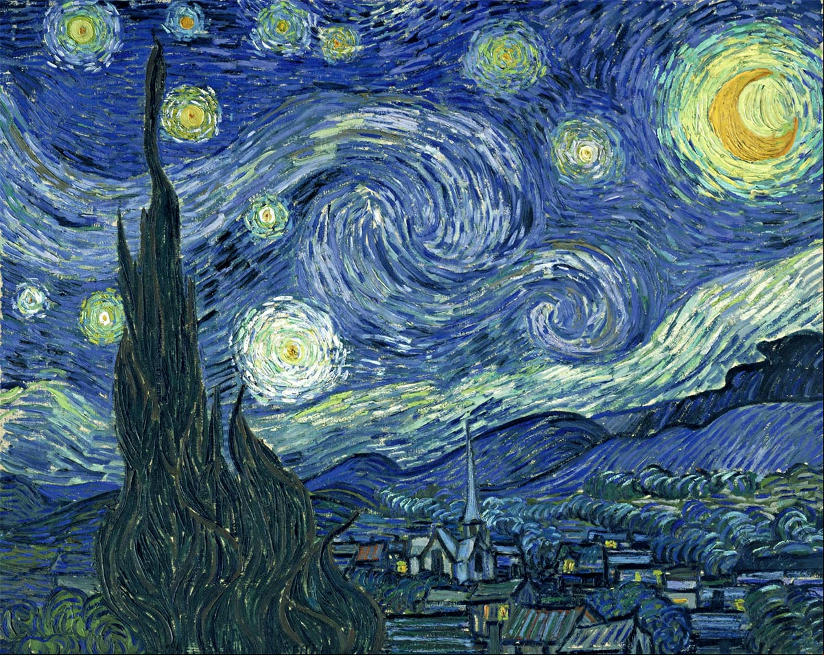 Noche estrellada (Starry Night) obra maestra Vincent Van Gogh Noche estrellada (Starry Night) obra maestra Vincent Van Gogh