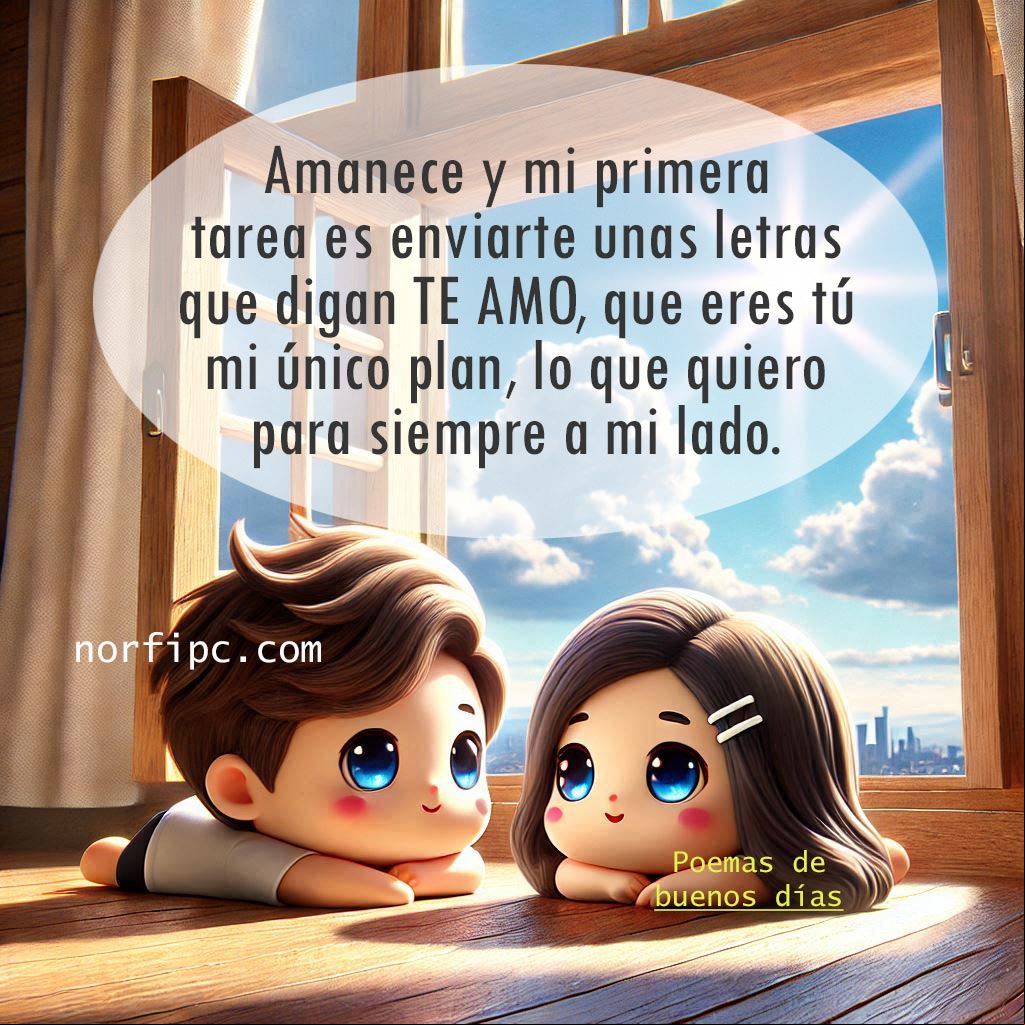 Amanece y mi primera tarea es enviarte unas letras que te digan que te amo, que eres tú mi único plan, que tú eres lo que quiero a mi lado en mi vida para siempre Dos chicos conversando, animado kawai