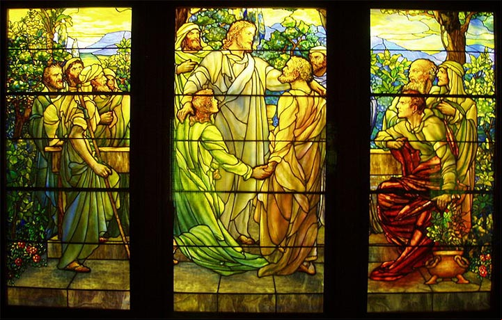 Cristo y los Apóstoles, pintura de Daderot Cristo y los Apóstoles, pintura de Daderot