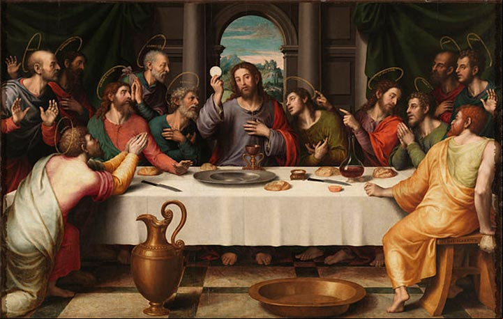 La Última Cena, pintura de Juan de Juanes La Última Cena, pintura de Juan de Juanes