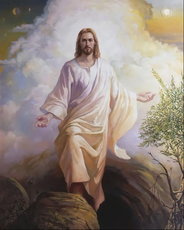 Pascua, Cristo sale del sepulcro y vuelve a la vida Pascua, Cristo sale del sepulcro y vuelve a la vida