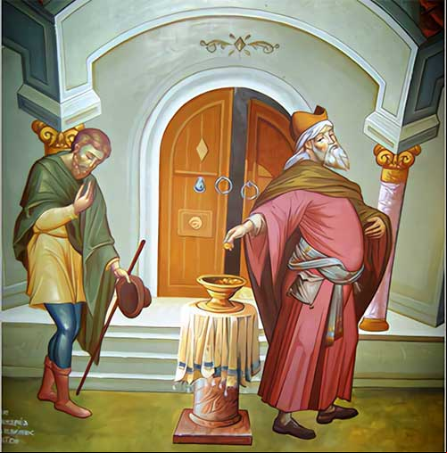 Jesús y la Parábola del Fariseo y El Publicano Jesús y la Parábola del Fariseo y El Publicano