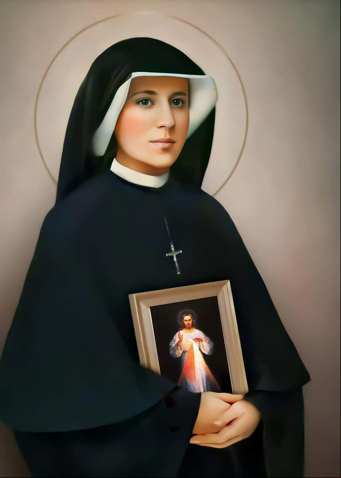 Santa Faustina, 5 de octubre Imagen de Santa Faustina