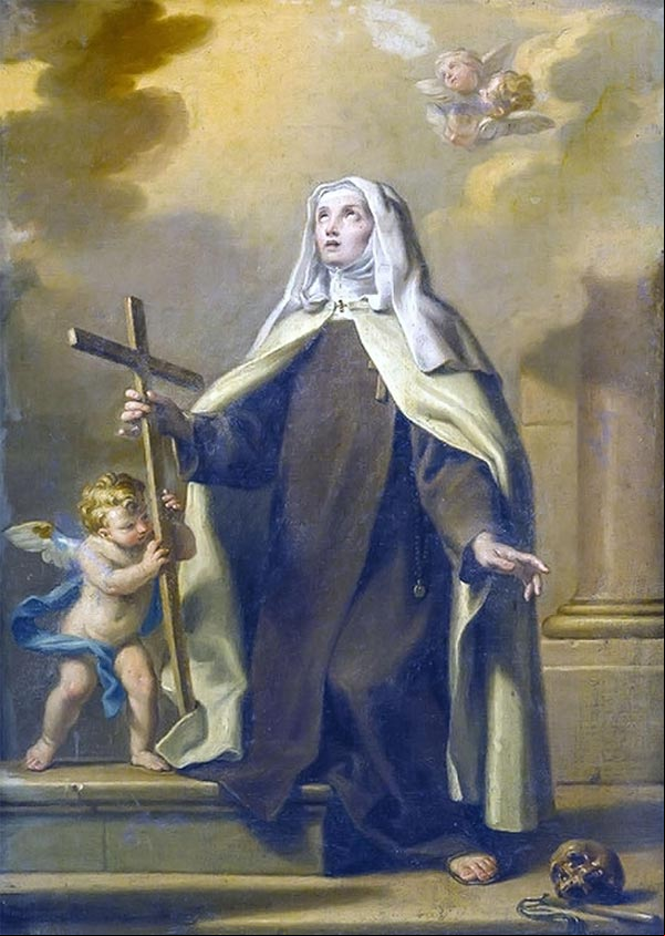 Santa Margarita de Cortona. Patrona de las madres solteras Santa Margarita de Cortona