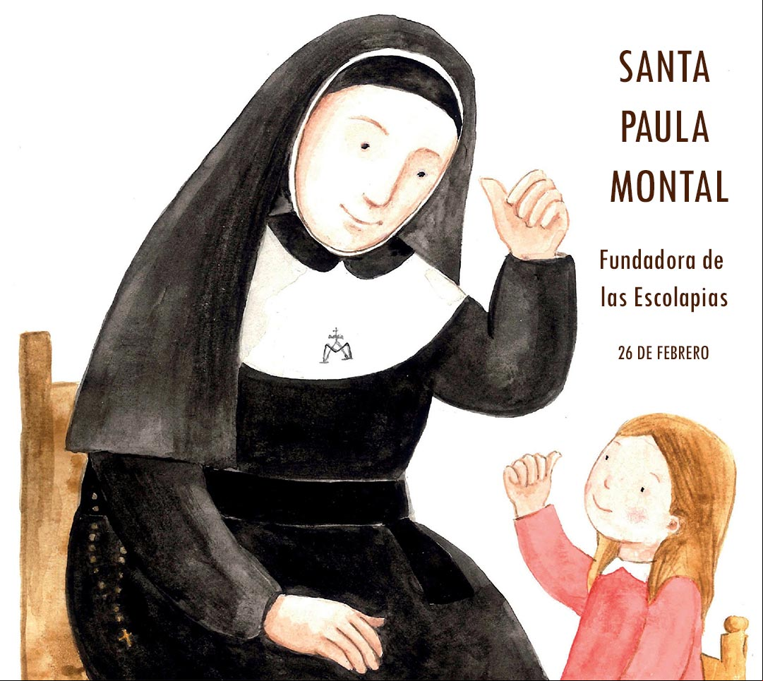 Dibujo de Santa Paula Montal Dibujo de Santa Paula Montal
