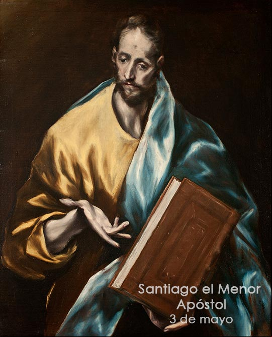 Pintura del Greco de Santiago el Menor Apóstol Pintura del Greco de Santiago el Menor Apóstol