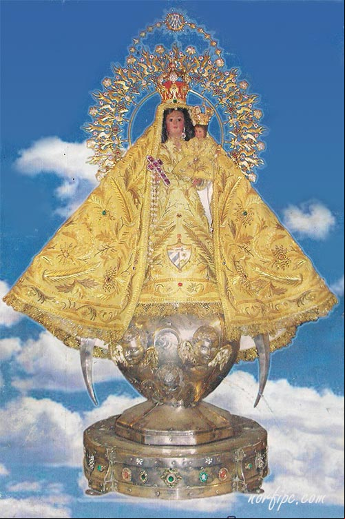 Imagen de la Virgen de la Caridad, que se encuentra en el Santuario del Cobre Imagen de la Virgen de la Caridad