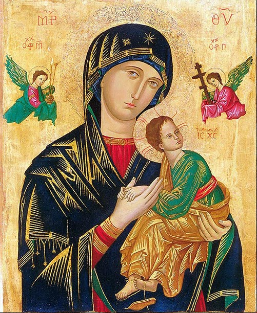 Imagen de Nuestra Señora del Perpetuo Socorro, santa patrona de Haití Imagen de Nuestra Señora del Perpetuo Socorro, santa patrona de Haití