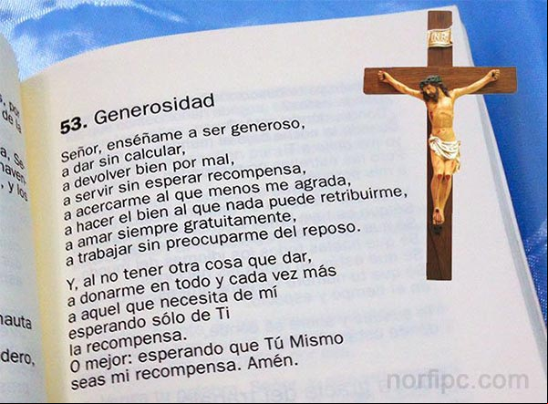 Señor enséñame a ser generoso Oración cristiana para pedirle generosidad al Señor