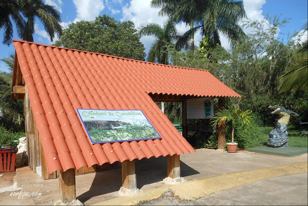 Entrada al Criadero de Cocodrilos en el Centro Turístico de la Ciénaga de Zapata Entrada al Criadero de Cocodrilos en el Centro Turístico de la Ciénaga de Zapata