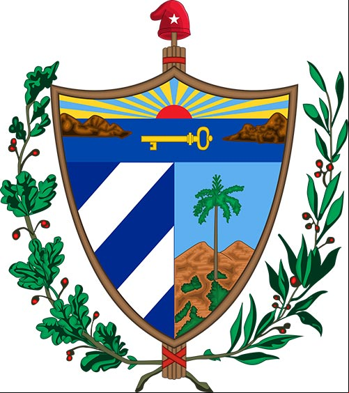 Imagen del Escudo Nacional de Cuba o el "Escudo de la Palma Real". #SimbolosCuba Imagen del Escudo Nacional de Cuba