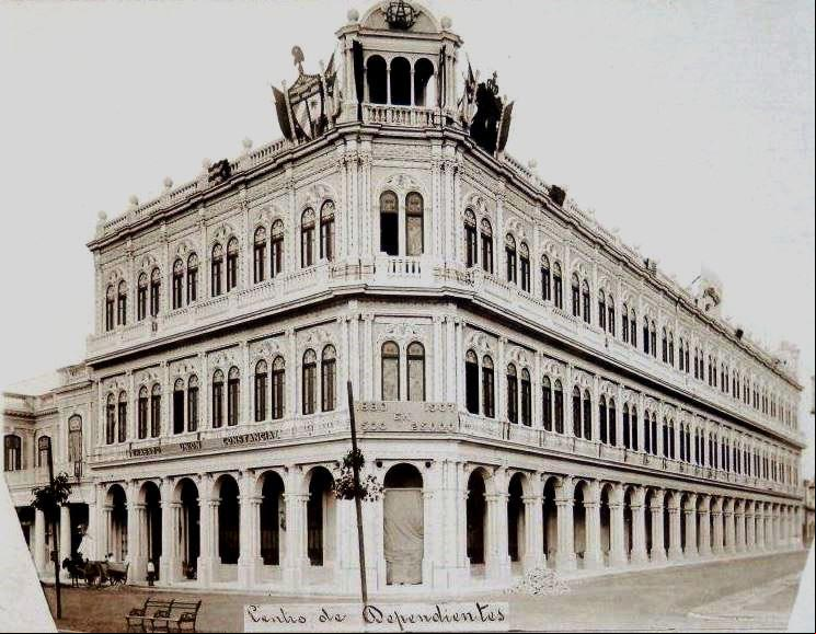 Centro de Dependientes en el Paseo del Prado, la Habana en 1907 Centro de Dependientes en el Paseo del Prado, la Habana en 1907