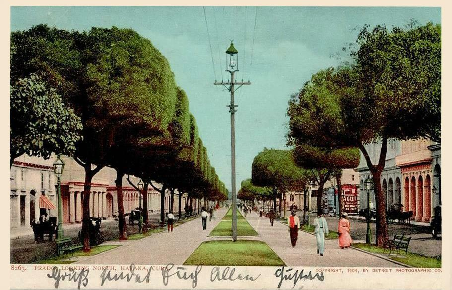 El Paseo del Prado en 1904 El Paseo del Prado en 1904