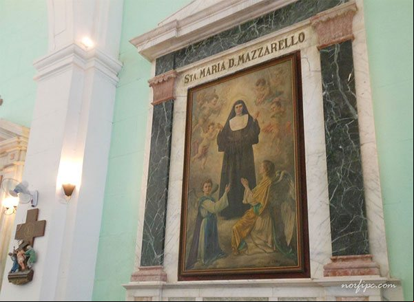 Imagen de La Madre Mazzarello en la Iglesia María Auxiliadora en la Habana Vieja Imagen de La Madre Mazzarello en la Iglesia María Auxiliadora