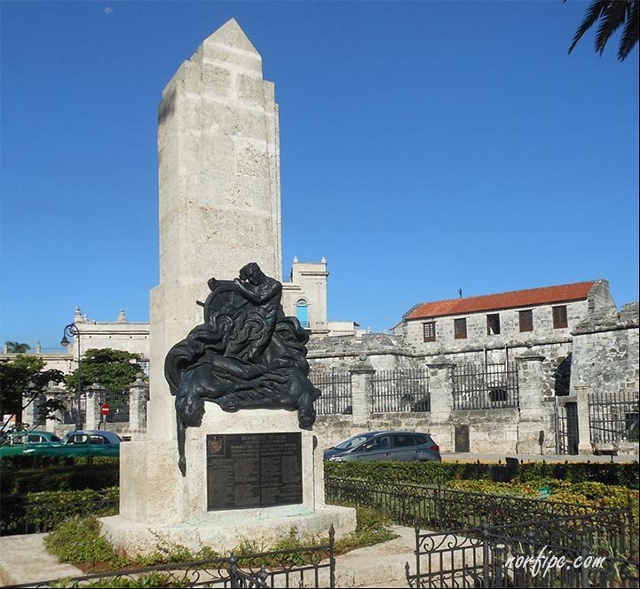 Monumento en homenaje a los cubanos muertos en la segunda guerra mundial Monumento en homenaje a los cubanos muertos en la segunda guerra mundial