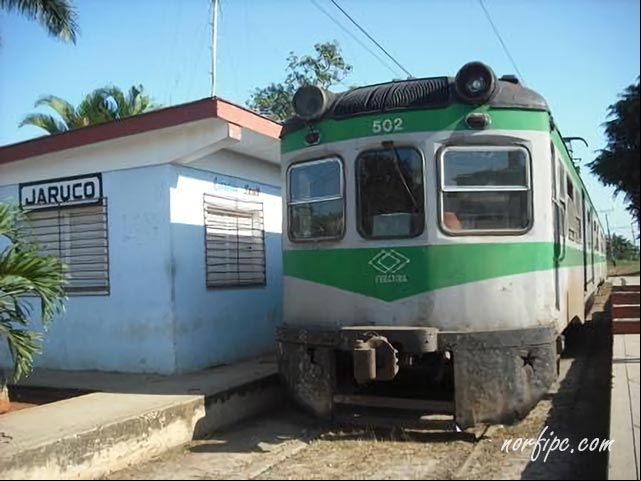Tren eléctrico que comunica Hershey con Jaruco y poblaciones intermedias Tren eléctrico que comunica Hershey con Jaruco y poblaciones intermedias