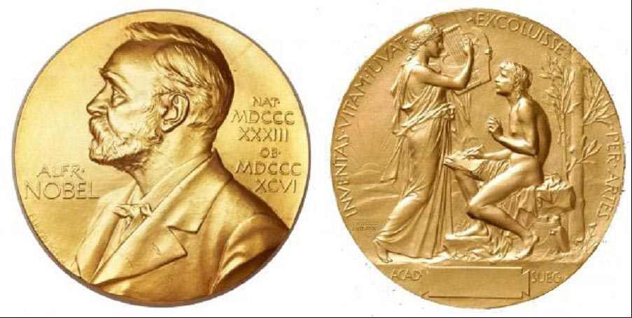 Medalla de oro del Premio Noble de Ernest Hemingway en la Iglesia del Cobre Medalla de oro del Premio Noble de Ernest Hemingway en el Cobre