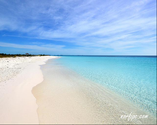 Playa Sirena en Cayo Largo del Sur, Cuba Playa Sirena en Cayo Largo del Sur