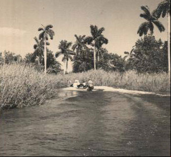 Una de las tantas curvas y recodos del Rio Mayabeque, en el recorrido hasta la playa Una de las tantas curvas y recodos del Rio Mayabeque
