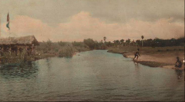 Foto del Rio Mayabeque del año 1935 en la zona de la playa Foto del Rio Mayabeque del año 1935 en la zona de la playa