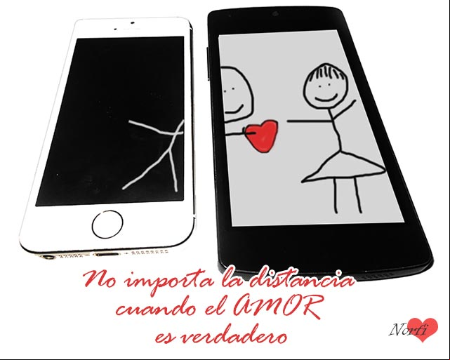 No importa la distancia cuando el amor es verdadero