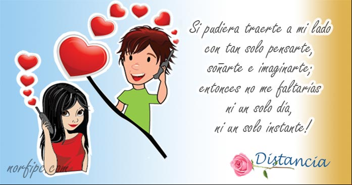 Mensajes de amor para dos separados, distantes y lejanos