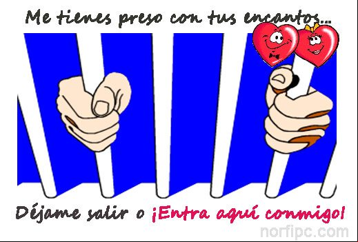 Me tienes preso con tus encantos, imagen para enviar a la persona que te gusta Me tienes preso con tus encantos, imagen para enviar a la persona que te gusta
