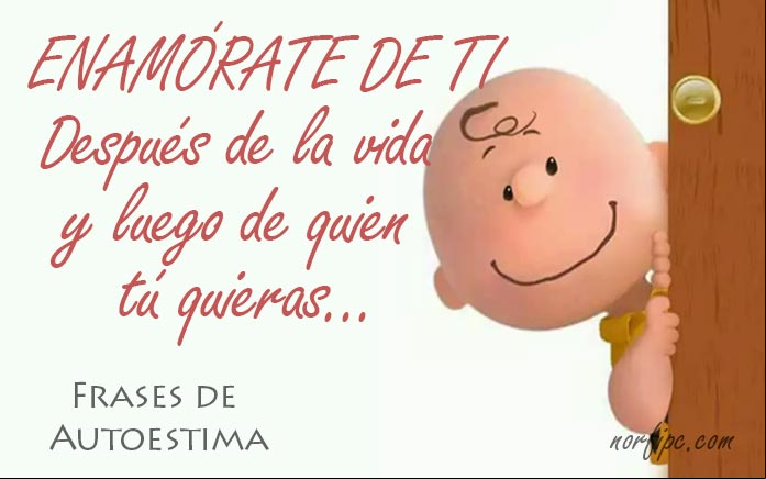 Enamórate de ti, después de la vida y luego de quien tú quieras... #FrasesAutoestima Frases de autoestima, para valorar lo que soy y lo que tengo
