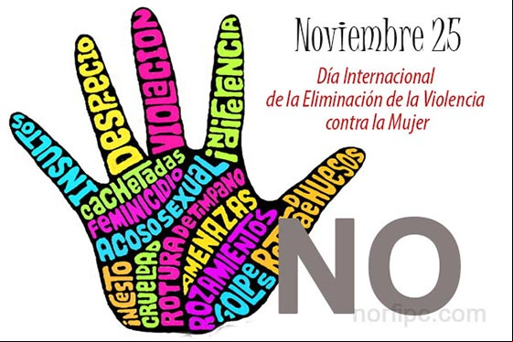 Cartel para el Día Internacional de la Eliminación de la Violencia contra la Mujer Cartel para el Día Internacional de la Eliminación de la Violencia contra la Mujer