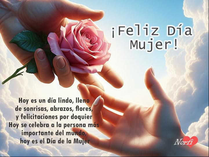 Regalando una rosa a una mujer