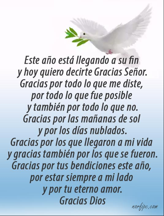 Poema cristiano de Gracias a Dios. #GraciasDios Poema de Gracias a Dios