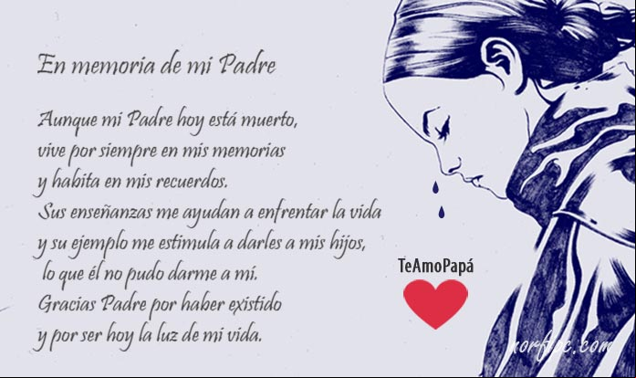 Recordando a mi Padre que murió, falleció y hoy no está conmigo