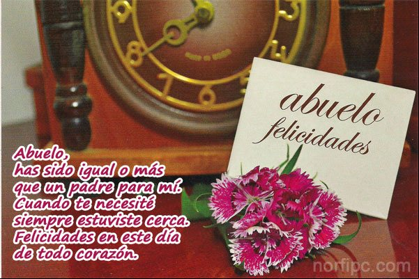 Felicidades abuelo en este Día de los Padres de todo corazón Felicidades abuelo en este Día de los Padres de todo corazón