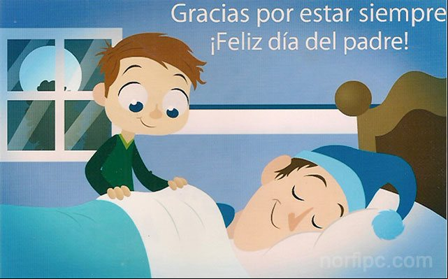 Papá, gracias por estar siempre y darme la seguridad de tu compañía. ¡Feliz Día del Padre! Imágenes, tarjetas y postales para papá en el Día de los Padres