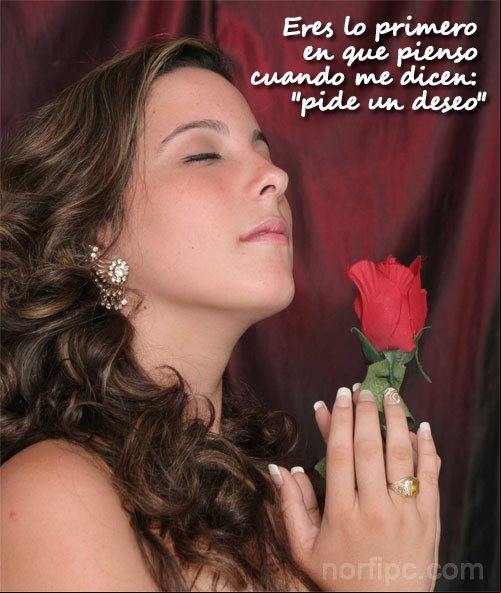 Eres lo primero en que pienso cuando me dicen: Pide un deseo Eres lo primero en que pienso cuando me dicen: Pide un deseo