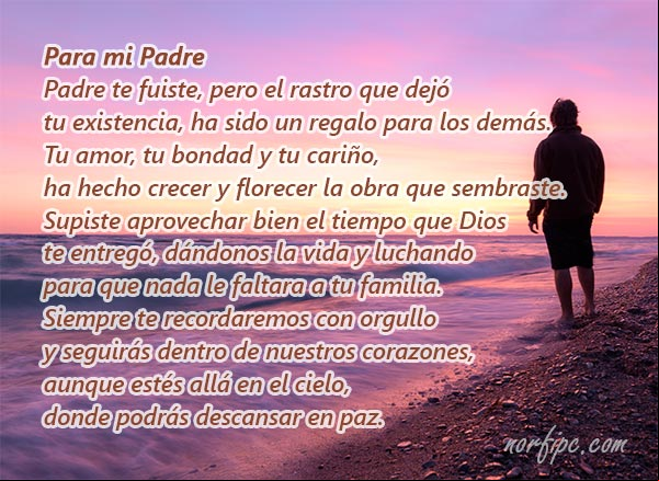 Poema para mi Padre que murió Poema para mi Padre que murió