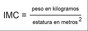 Fórmula para calcular el Índice de Masa Corporal (IMC) Fórmula para calcular el Índice de Masa Corporal (IMC)
