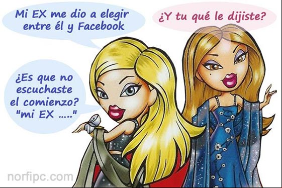 Mi EX me dio a elegir entre él y Facebook. ¿Y qué le dijiste? ¿Es que no escuchaste el comienzo? Mi EX me dio a elegir entre él y Facebook. ¿Y qué le dijiste? ¿Es que no escuchaste el comienzo?