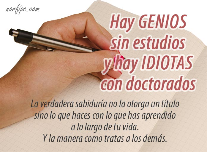 Pensamiento de Joseph Kapone sobre la verdadera sabiduria