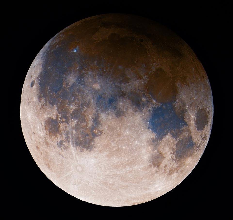 Foto tomada desde la Tierra de un eclipse de Luna, en septiembre de 2016. #FotosLuna Foto tomada desde la Tierra de un eclipse de Luna