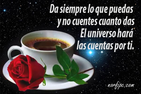 Da siempre lo que puedas y no cuentes cuanto das, el universo hará las cuentas por ti. #Generosidad Da siempre lo que puedas