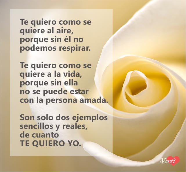 Dos ejemplos de cuanto te quiero yo Dos ejemplos de cuanto te quiero yo