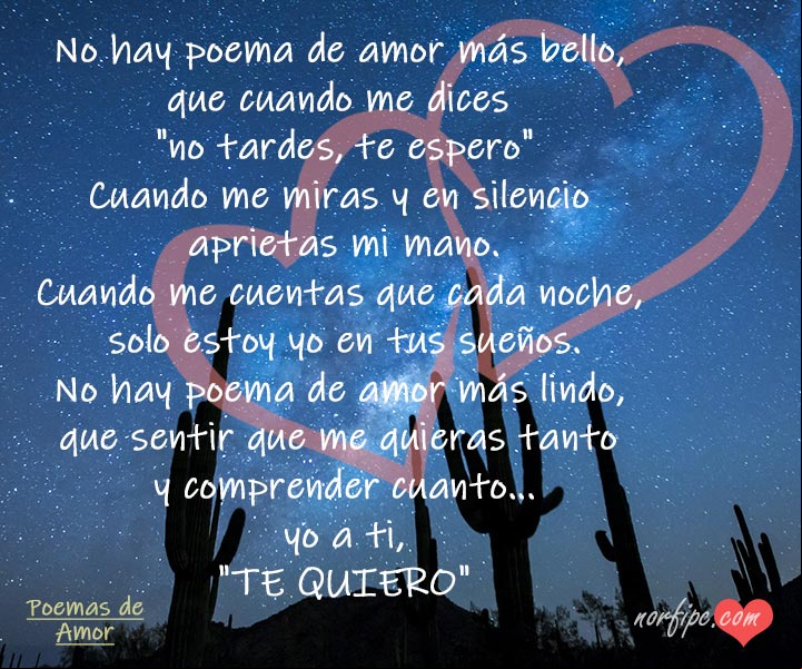 El poema más bello de amor eres tú. #PoemaDeAmor para mi pareja El poema más bello de amor eres tú