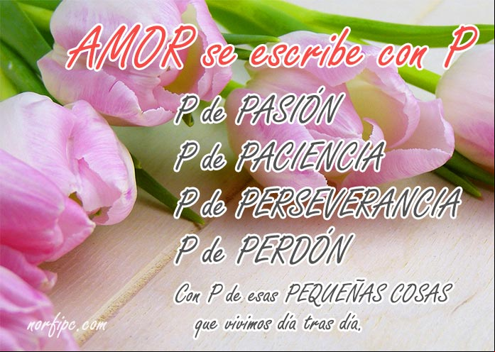 Para el Amor, frases, poemas e imágenes románticas